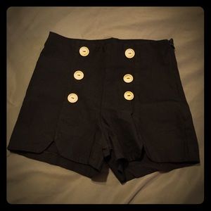 Charlotte Russe High Waisted Sailor Shorts